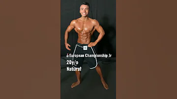 20Y/O NATURAL, 🥈EUROPE #gym #shorts #motivation #bodybuilding #fitness #natural #aesthetic