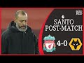 "Liverpool Are Strong" | Nuno Espírito Santo Press Conference | Liverpool 4-0 Wolves