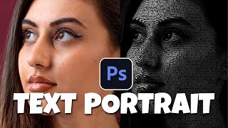 آموزش فتوشاپ Text Portrait I