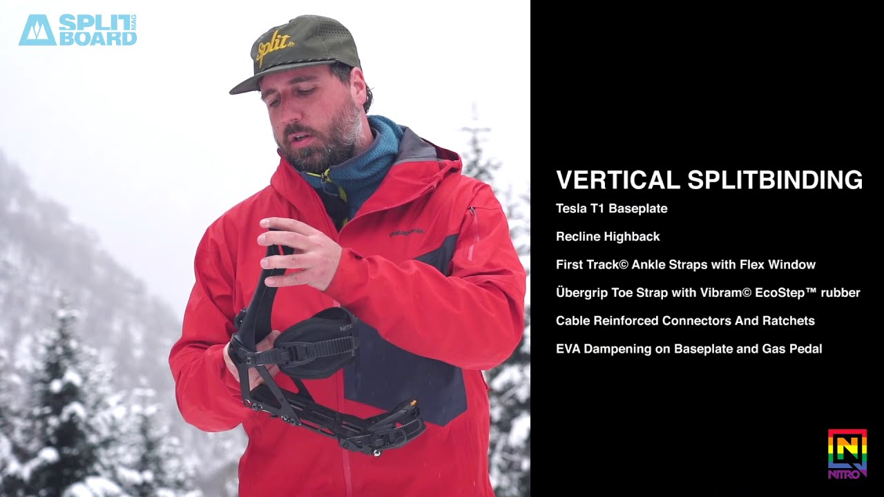 nitro vertical splitboard bindings 2021