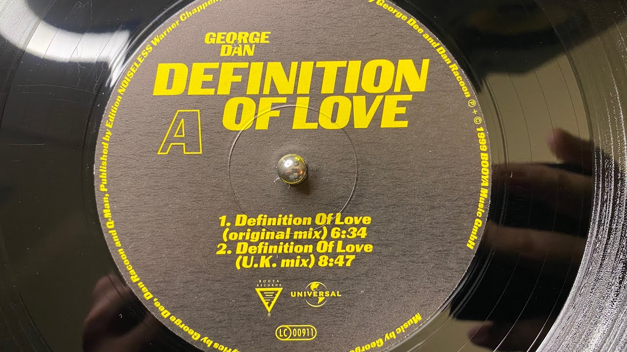 George & Dan – Definition Of Love (U.K. Mix) - Booya Records 1999