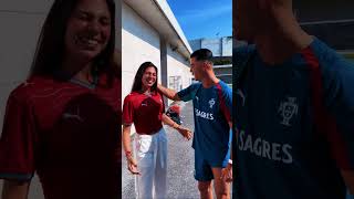 Selina kumiri Ronaldu bilan oxiri uchrashdi #ronaldo #cristianoronaldo