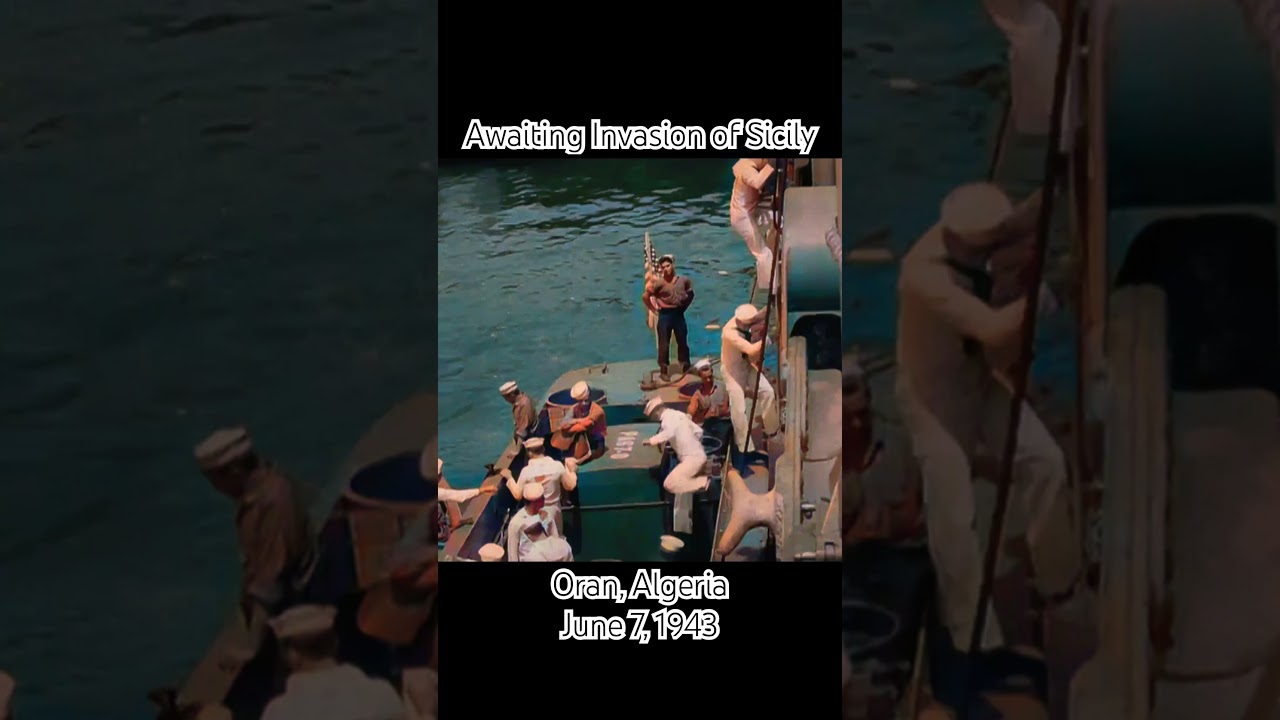 WW2 Oran Algeria | US Navy Awaits Invasion of Sicily 