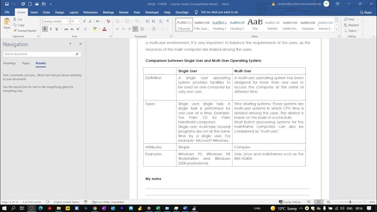 12 Comparison between Single User and Multi User Operating System - YouTube