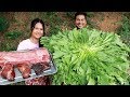 Fry Flowering Cabbage W/ Beef Organs, Pork Recipe - Cooking Vegetable - My Food My Lifestyle