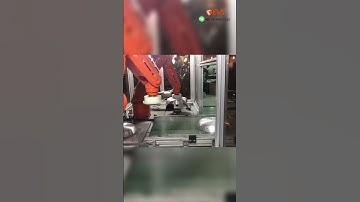 Industrial Robot for Cookware Punching Automation  #industrialrobots #factory  #machine #robot