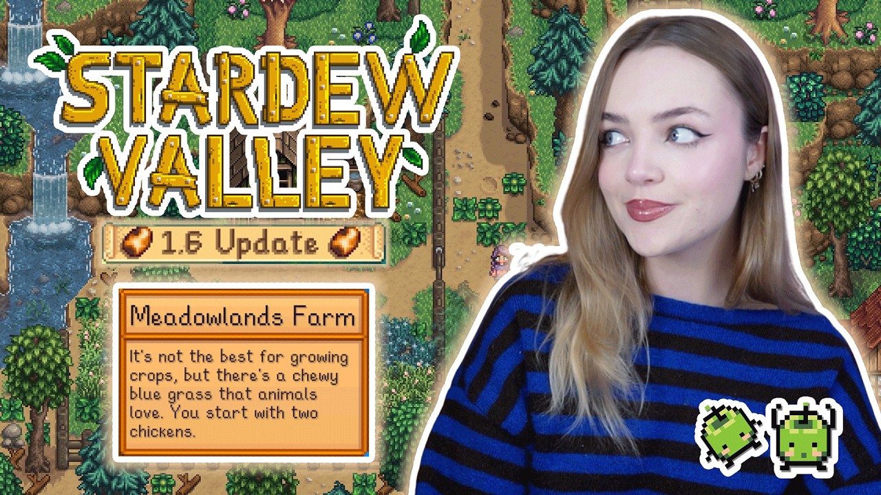 starting a new stardew valley farm 🍓🌱🌷🧺 cozy stardew valley let's play ep 1