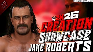 WWE 2K26 Creation Showcase: Jake "The Snake" Roberts | (Created by KRadiation)