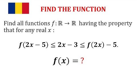 Solve This Functional Equation : Romanian National Olympiad Shorlist