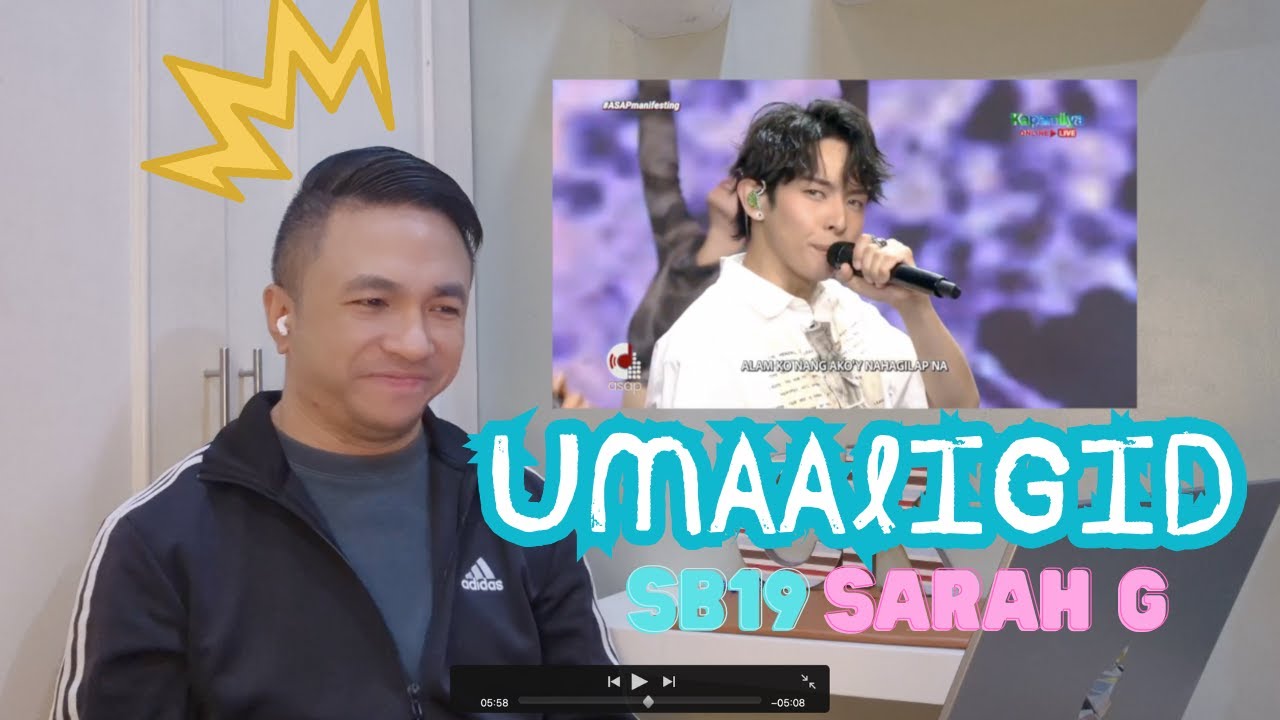 Sarah G and SB19 - Umaaligid ASAP Reaction Video #sarahgeronimo #sb19 #asap 
