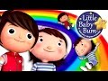 Rainbow Colors Song | Learn Colors of The Rainbow Song | Nursery Rhymes | From LittleBabyBum