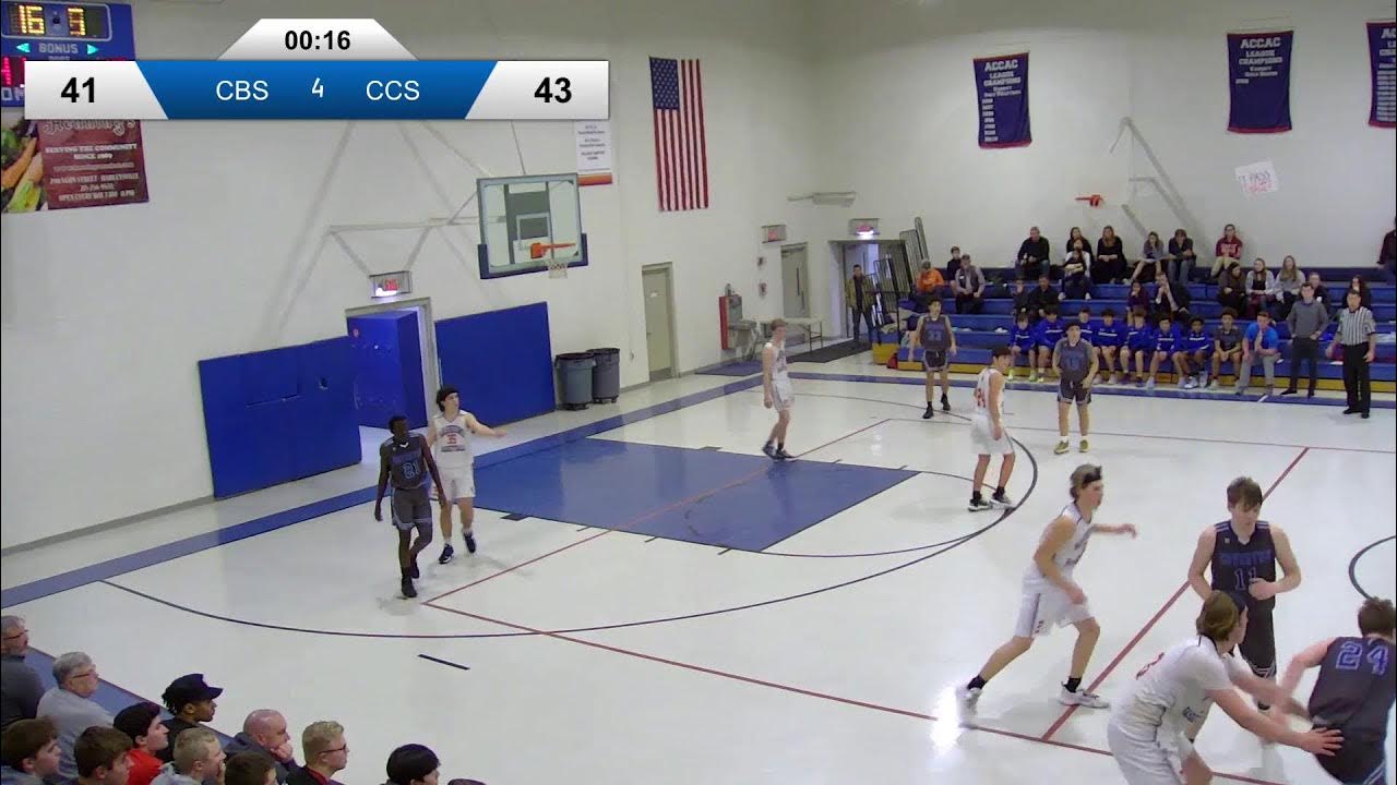 CBS Varsity Boys Basketball Game YouTube
