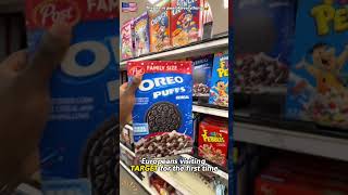 Europeans visiting TARGET for the first time#worldcup #texas #americans #european #target