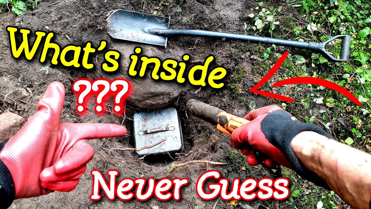 You will never guess what inside this iron box that my Metal Detector ...