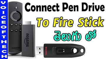 Connect pen drive to amazon firestick | connect usb drive to fire tv stick | amazon firestick