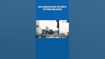 Detik-detik Puting Beliung Melanda Bandung, Puluhan Rumah Warga Rusak