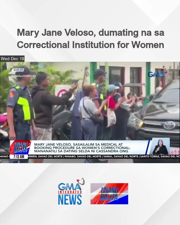 Mary Jane Veloso, dumating na sa Correctional Institution for Women | Unang Balita