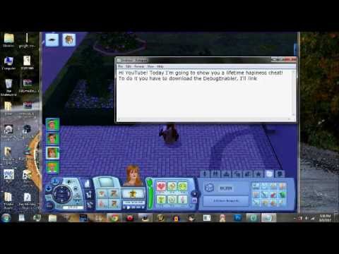 sims 3 happiness points cheat