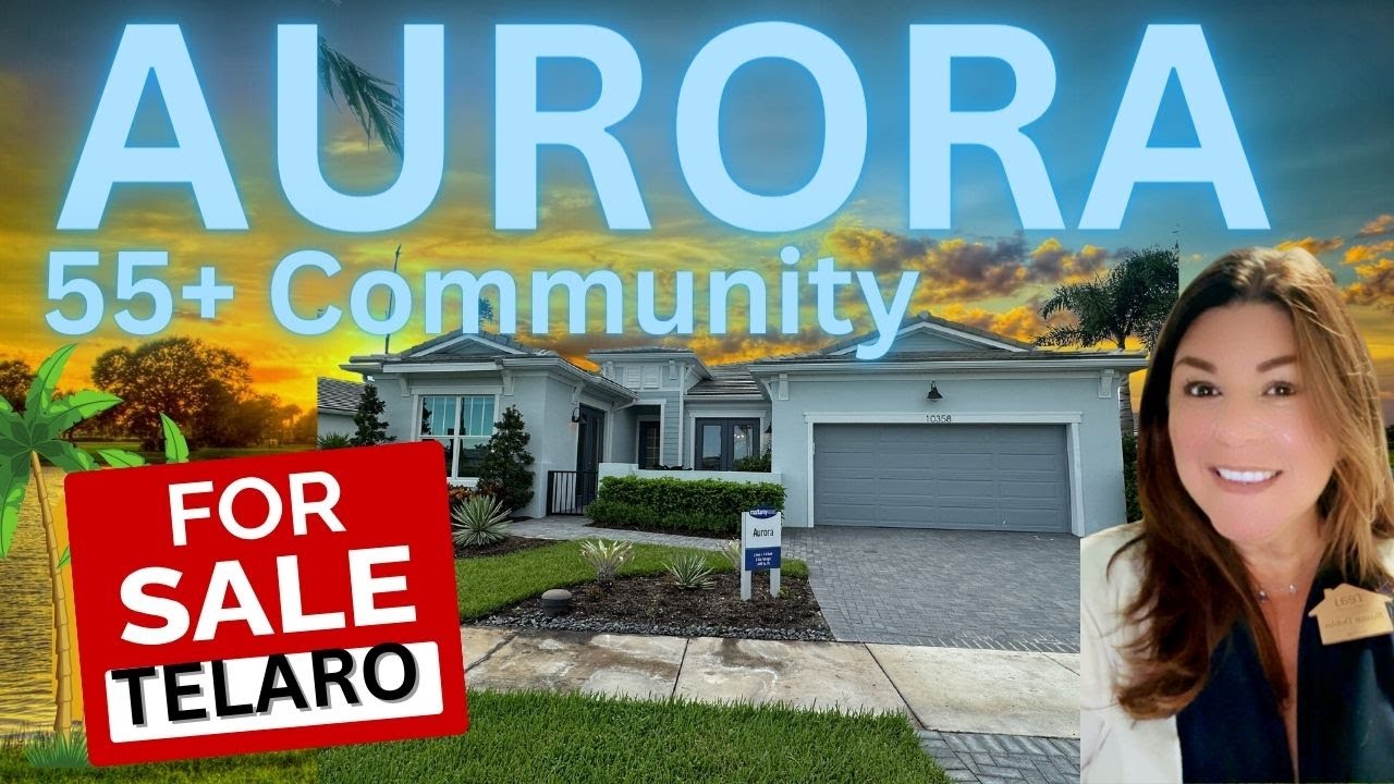 AURORA New Construction Model Home at TELARO the LUXURY 55+ Community