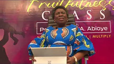 The blessedness of fruitfulness || Pst Dr Mary Abi...