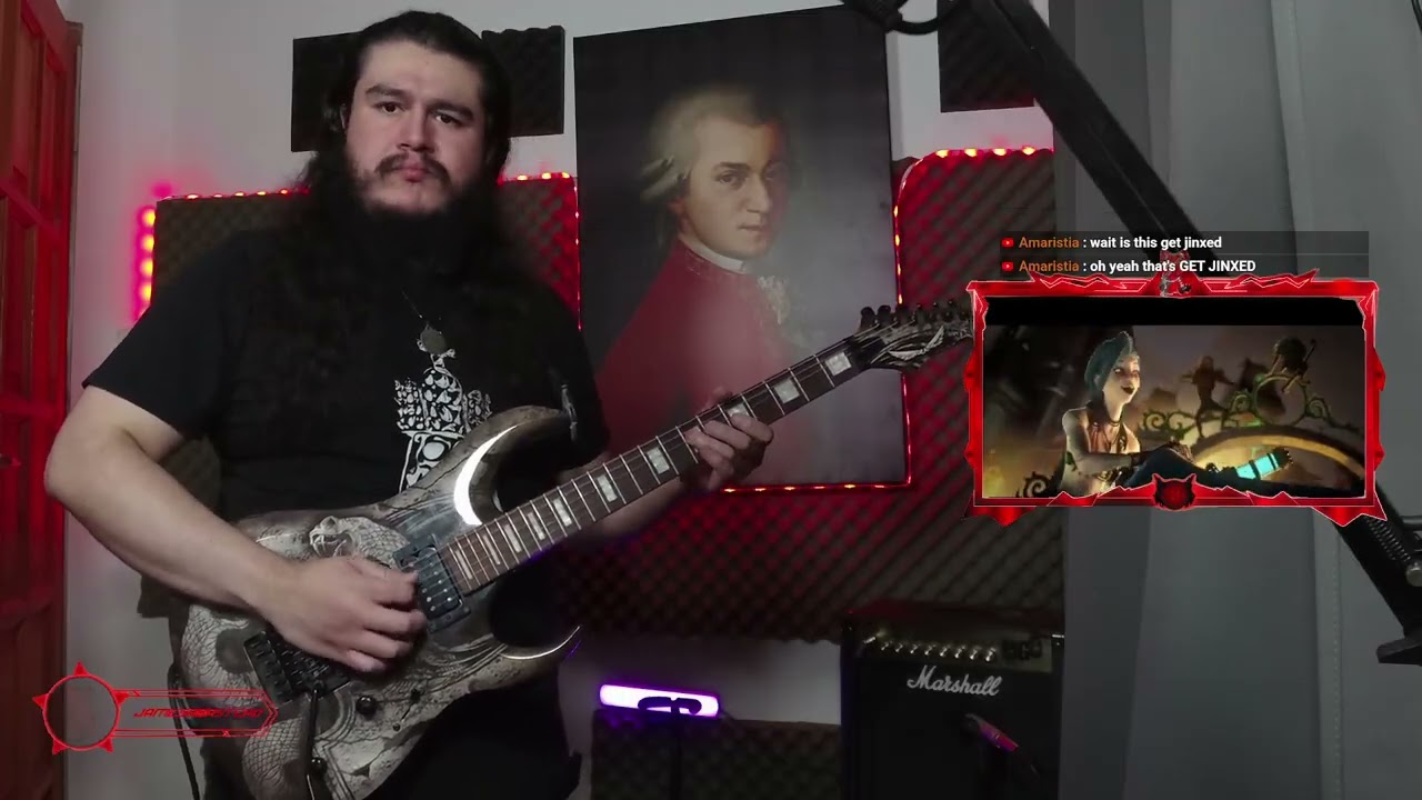 "Get Jinxed (ft Djerv)" Leage of Legends Live Improv Guitar Jam-along | Jam & Shred