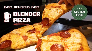 FAST Blender PIZZA | Delicious and Gluten Free!