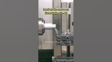 How to process the #304 stainless steel accessories by SL-46 | CNC SMARTLATHE