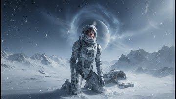 3 HOURS Dark Winter Calm Ambient Music | Deep Focus, Sleep, & Relaxation Music for Studying | Snowy