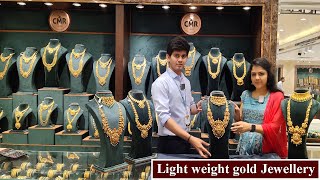 Light Weight D Jewellery Bridal Jewelry Long Haram,Short Necklace Designs With Price & Weight