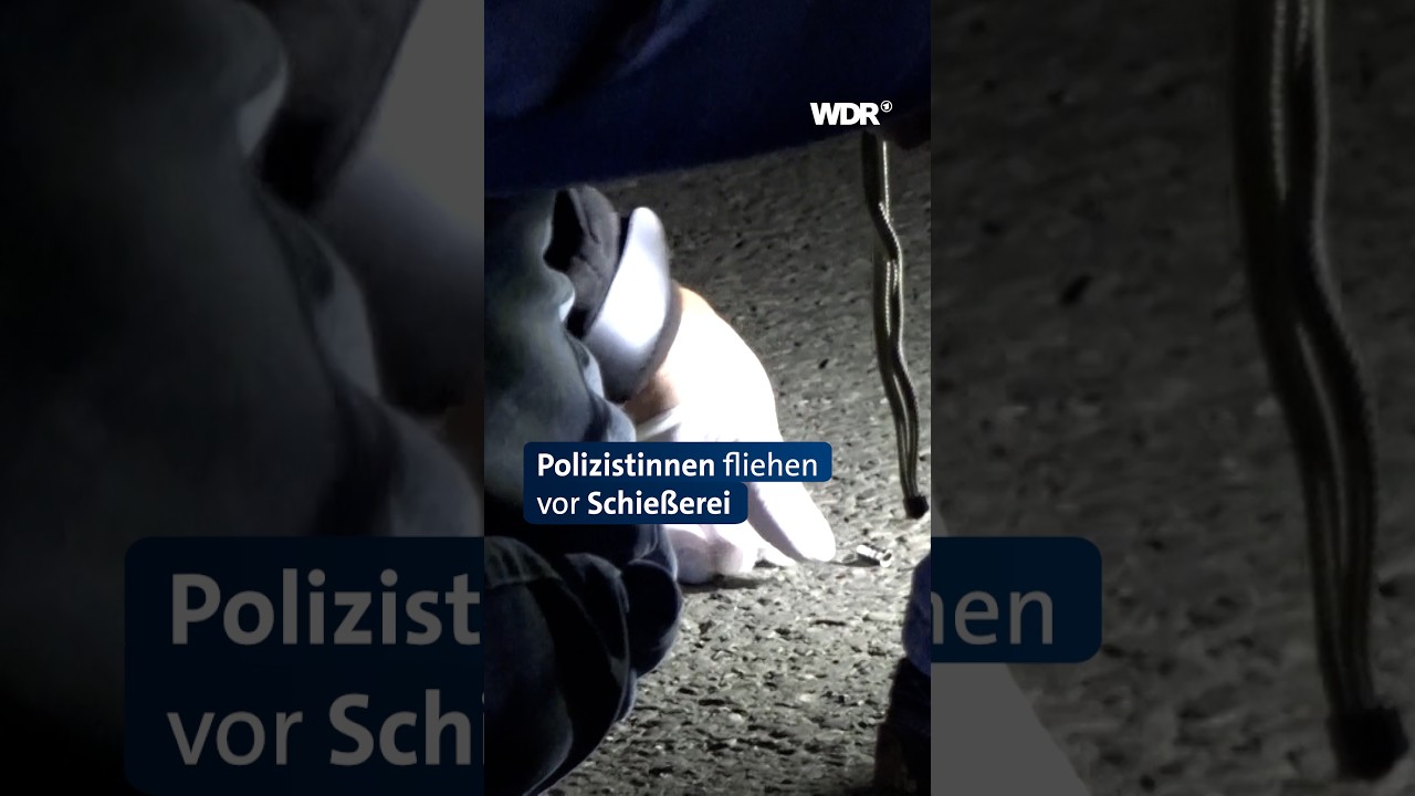 Polizistinnen fliehen vor Schießerei | WDR Verbrechen #shorts #polizei #news #wdr