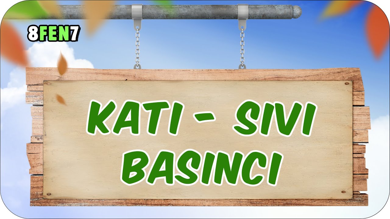 Katı - Sıvı Basıncı 📗 8. Sınıf Fen #2024LGS