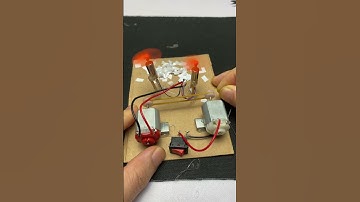 Dc motor fan project #dcmotor #dcmotorproject #tech #scienceexperiment #shorts #diy #fan