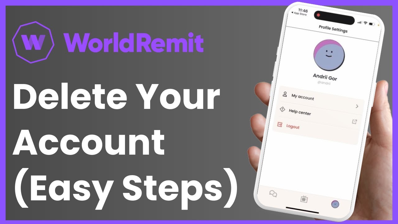 How to Delete WorldRemit Account ! - YouTube