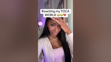 I RESET MY WORLD 😭💔 #tocaboca #tocalifeworld #gaming