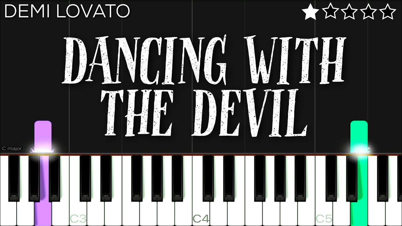 Demi Lovato - Dancing With The Devil | EASY Piano Tutorial