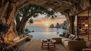 Soft Sunrise Jazz Ocean Sounds for Deep Focus Inner Peace Study and Productivity Flow screenshot 4