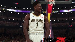 NBA 2K20 First Look Zion Williamson Gameplay!