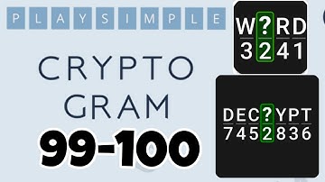 PlaySimple CRYPTOGRAM level 99 100