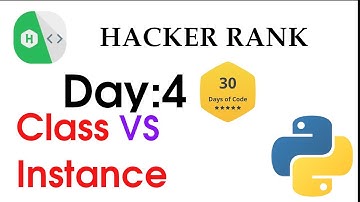 hacker rank day 4 solution with python || class vs instance ||30 days of code || hyena academy