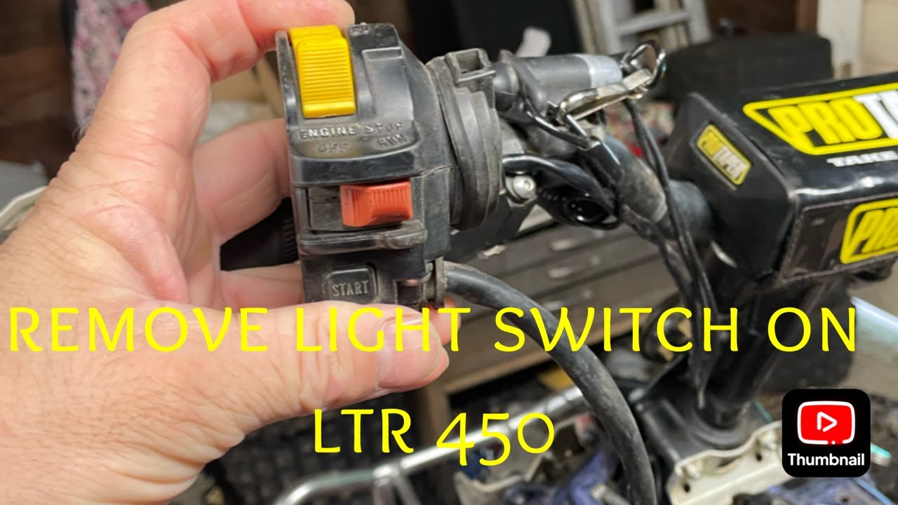 ltr 450 choke cable reomove YouTube