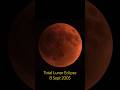 The total lunar eclipse shot on Sept 8 2025, visible in Asia. #BloodMoon #LunarEclipse2025