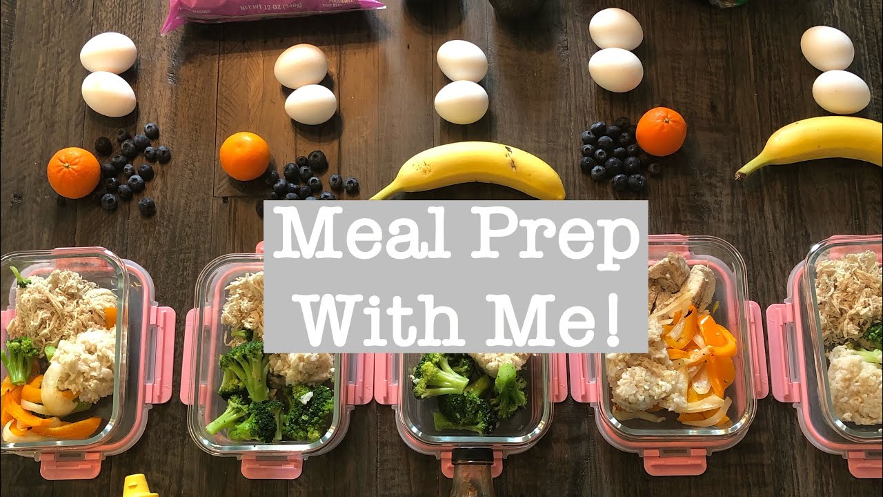 MEAL PREP WITH ME | EASY MEAL PREP | - YouTube