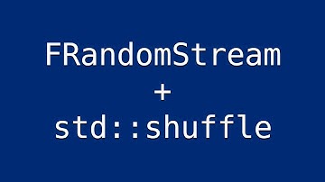 UE5 - Shuffle an Array Using RandomStream