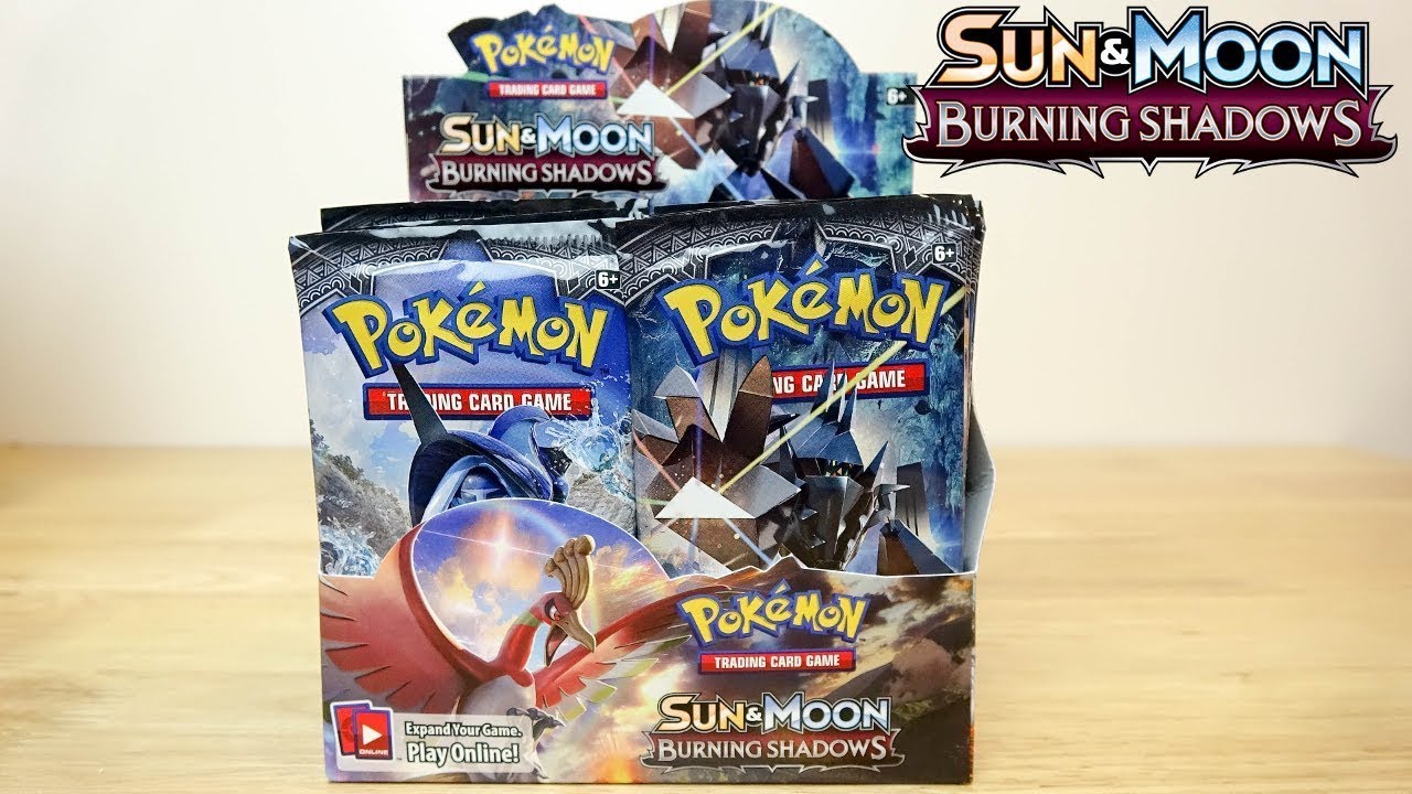 Dan's turn! Burning Shadows Booster Box Opening