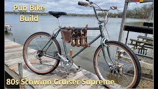 Pub Bike Build - 80s Schwinn Cruiser Supreme or otherwise known as a luxury King Sting.