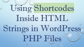 Using Shortcodes Inside HTML Strings in WordPress PHP Files