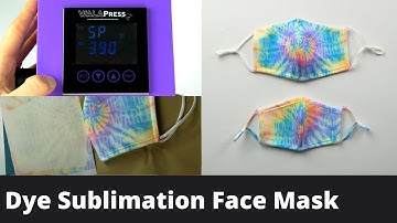 How to Press Full Pattern Dye Sublimation Transfers to 3D Face Masks