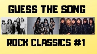 GUESS THE SONG! | Rock Classics #1 screenshot 3