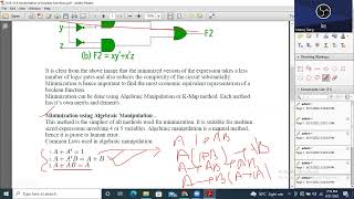 EDEE (KEC101T/201T) UNIT-4 L1: Digital Electronics: Minimization of Boolean function