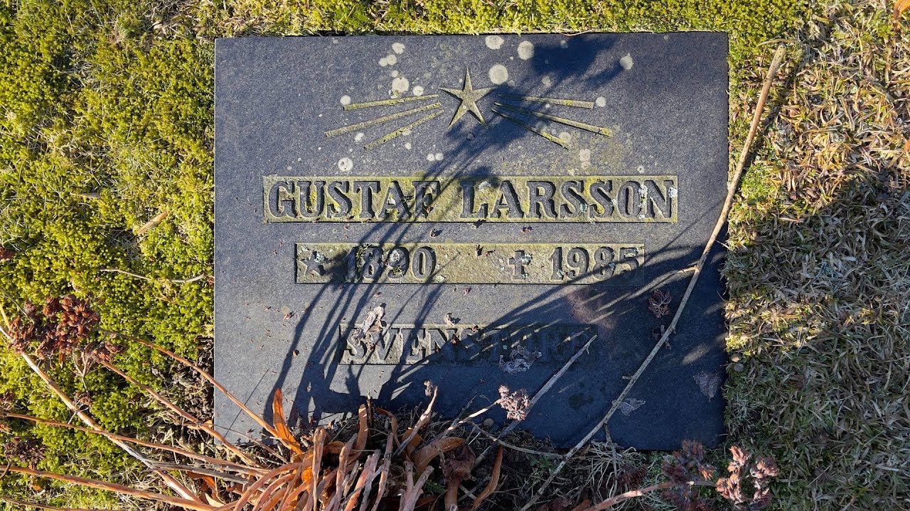 Svartrå kyrkogård - Gustav Larsson